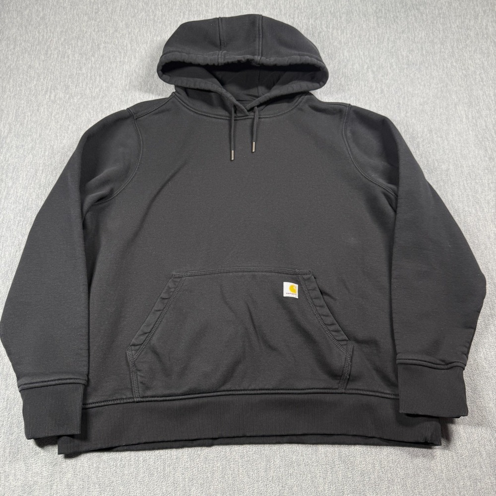 Carhartt Rain Defender Relaxed Fit Hoodie Womens XXL Black Heavyweight Sweatshir